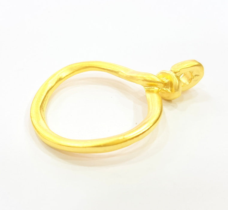 Gold Pendant Gold Plated Connector Pendant (43x31mm)  G6845