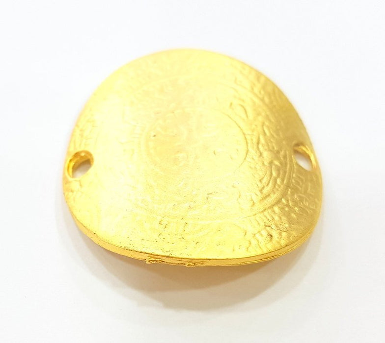 Gold Pendant Gold Plated Connector Pendant (38x36mm)  G6848