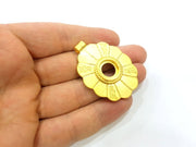 Gold Pendant Gold Plated Pendant (49x36mm)  G6853