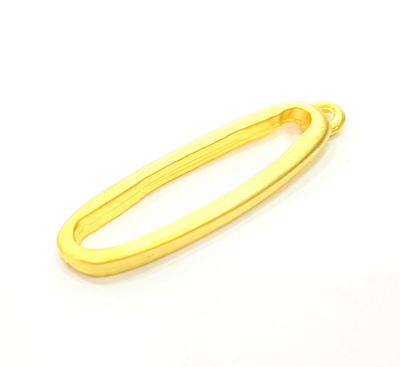 2 Gold Pendant Gold Plated Pendant (44x12mm) G6870