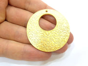 Gold Pendant Gold Plated Tribal Pendants Medallion Pendant (42mm)  G6794
