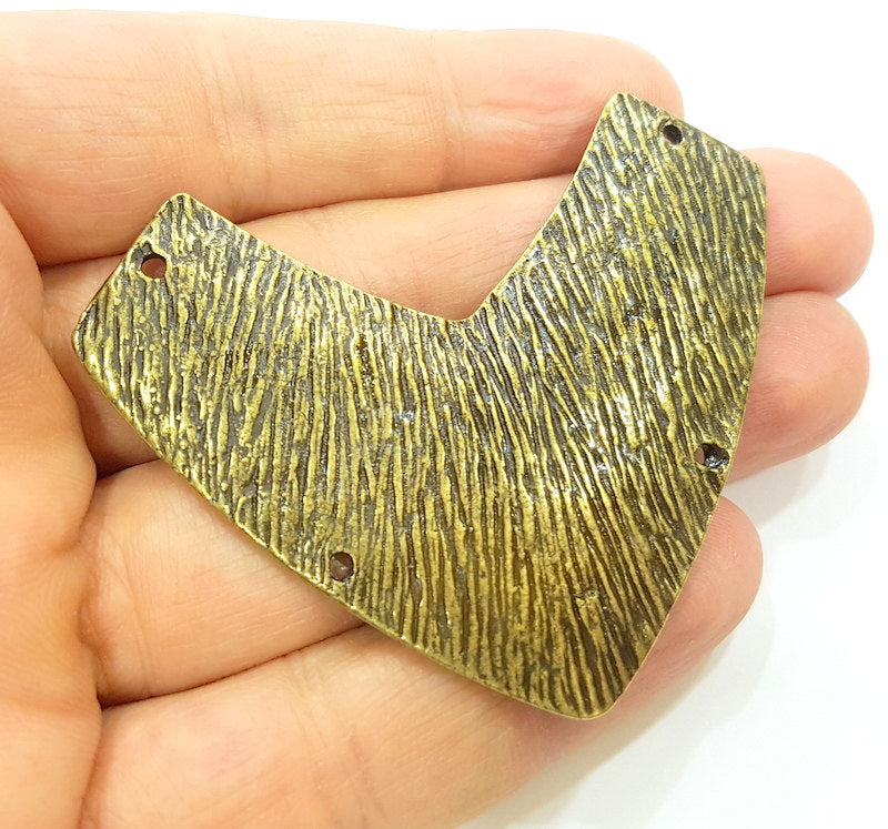 Antique Bronze Pendant  Necklace Connector (65x35mm) G6885