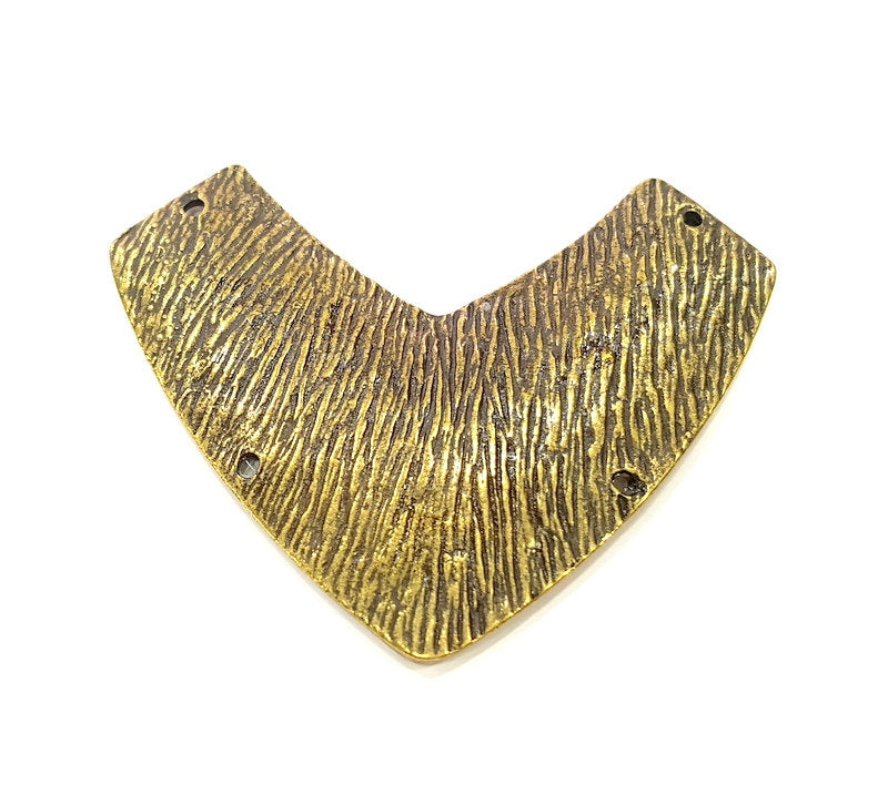 Antique Bronze Pendant  Necklace Connector (65x35mm) G6885