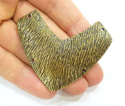 Antique Bronze Pendant  Necklace Connector (65x35mm) G6885