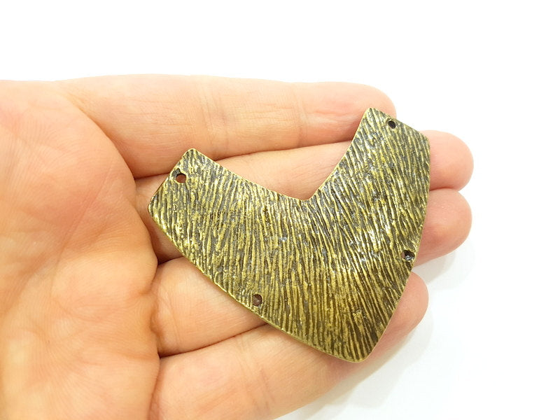 Antique Bronze Pendant  Necklace Connector (65x35mm) G6885