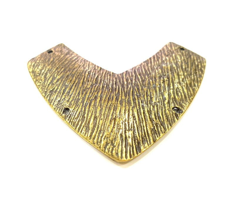 Antique Bronze Pendant  Necklace Connector (65x35mm) G6885
