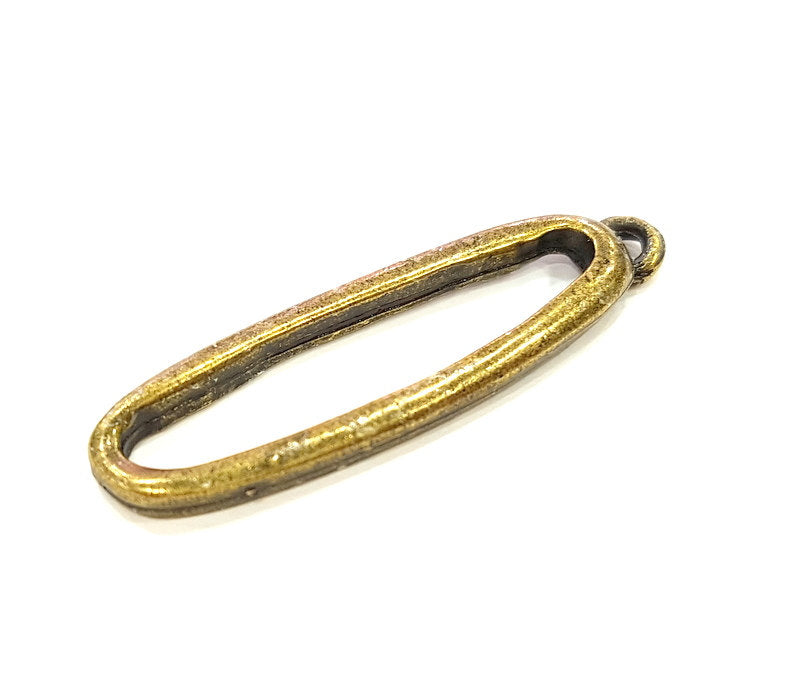 4 Antique Bronze Pendant Antique (44x12mm) G6897