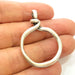 10 Pcs Silver Pendant Antique Silver Pendants  (43x31mm)  G6930