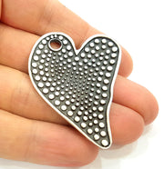 Silver Pendant Antique Silver Plated Pendants (65x42mm)  G6932