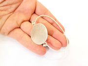 Bangle Blanks Bracelet Blanks Wire Bangle Blanks Cuff Blanks Antique Silver Plated Brass G7617