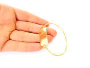 Bangle Blanks Bracelet Blanks Wire Bangle Blanks Cuff Blanks Gold Plated Brass G7630