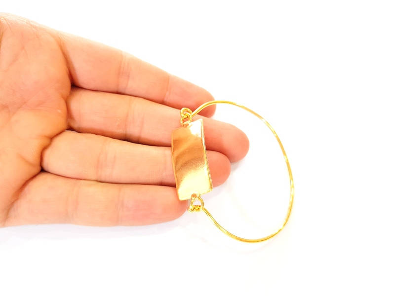 Bangle Blanks Bracelet Blanks Wire Bangle Blanks Cuff Blanks Gold Plated Brass G7630