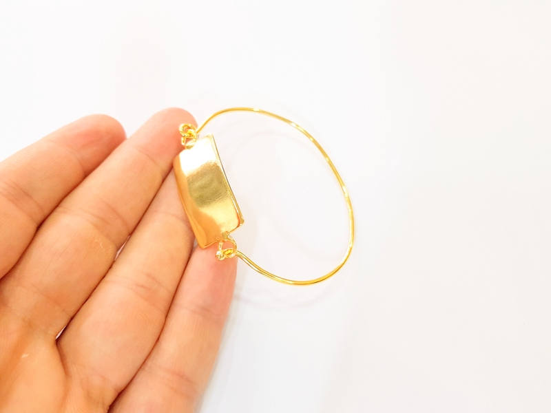 Bangle Blanks Bracelet Blanks Wire Bangle Blanks Cuff Blanks Gold Plated Brass G7630