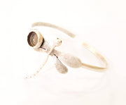 Bracelet Blanks Bangle Blanks Cuff Blanks Adjustable Bracelet Blank Antique Silver Plated Brass ( 10mm Blanks ) G8193