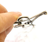 Antique Silver Pendants (76x66mm) Flower Pendant with  two holes G9446