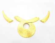 Gold Necklace Set Gold Plated Connector Pendant G7024