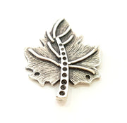 5 Leaf Charms Antique Silver Plated Charms (38x29mm) G7103