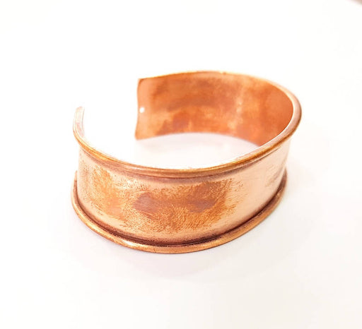 10 Pcs Raw Copper Bracelet Blanks Bangle Blanks Cuff Blanks Adjustable Bracelet Blank ( 20mm ) G7688