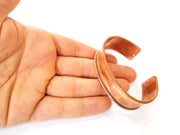 10 Pcs Raw Copper Bracelet Blanks Bangle Blanks Cuff Blanks Adjustable Bracelet Blank ( 20mm ) G7688