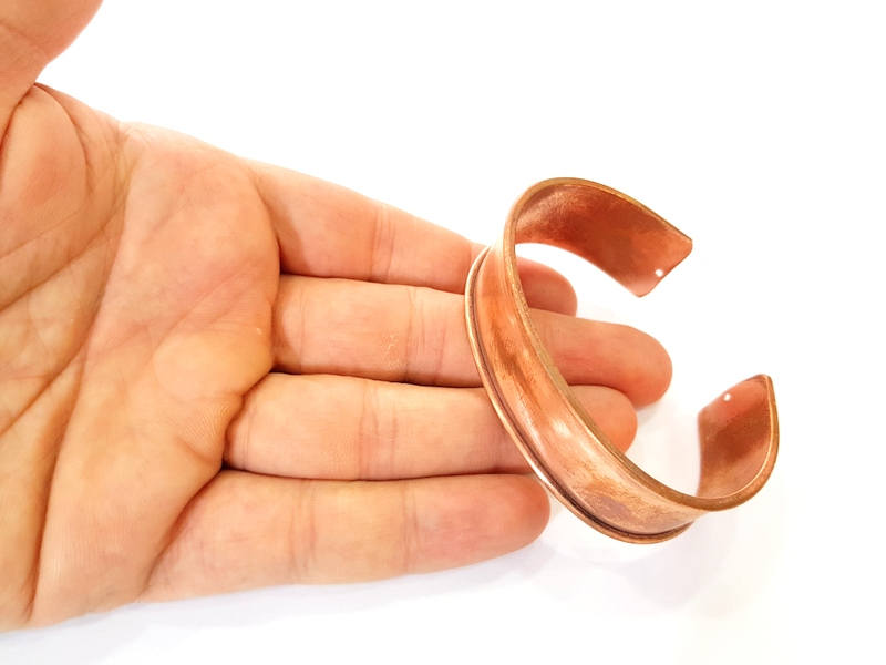 Raw Copper Bracelet Blanks Bangle Blanks Cuff Blanks Adjustable Bracelet Blank ( 20mm ) G7688