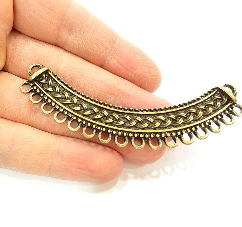 Antique Bronze Pendant Antique Bronze Connector (89x17mm) G7128