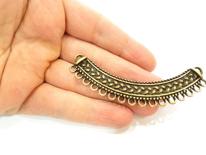 Antique Bronze Pendant Antique Bronze Connector (89x17mm) G7128