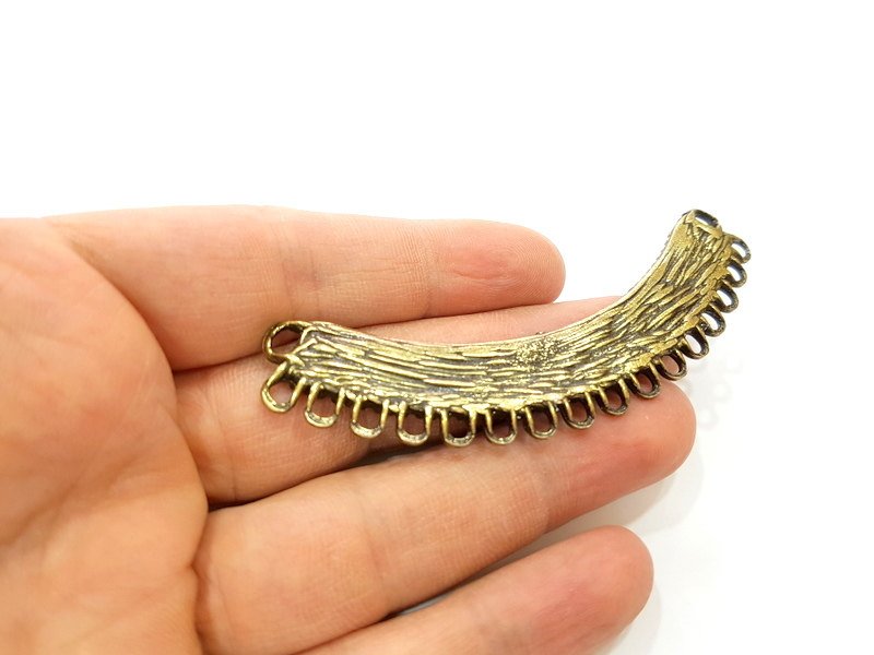 Antique Bronze Pendant Antique Bronze Connector (89x17mm) G7128