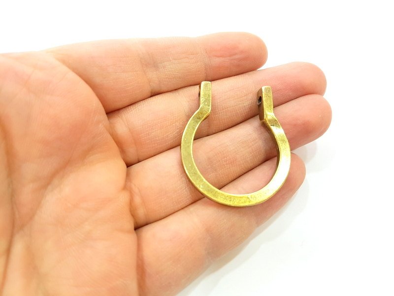 2 Pcs Antique Bronze Connector (40x36mm) G15746