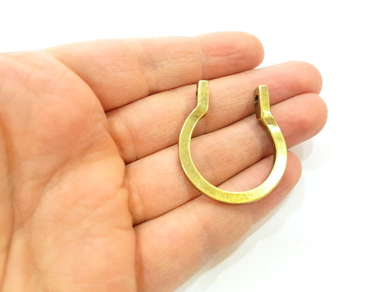 2 Antique Bronze Connector (40x36mm) G15746