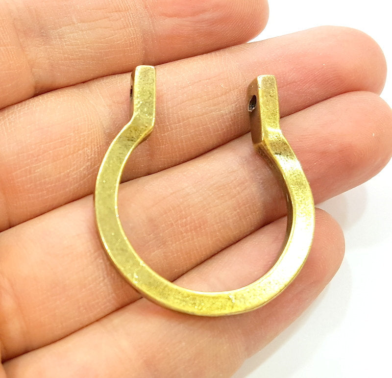 2 Pcs Antique Bronze Connector (40x36mm) G15746