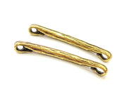 4 Antique Bronze Pendant Connector (43x5mm) G17064