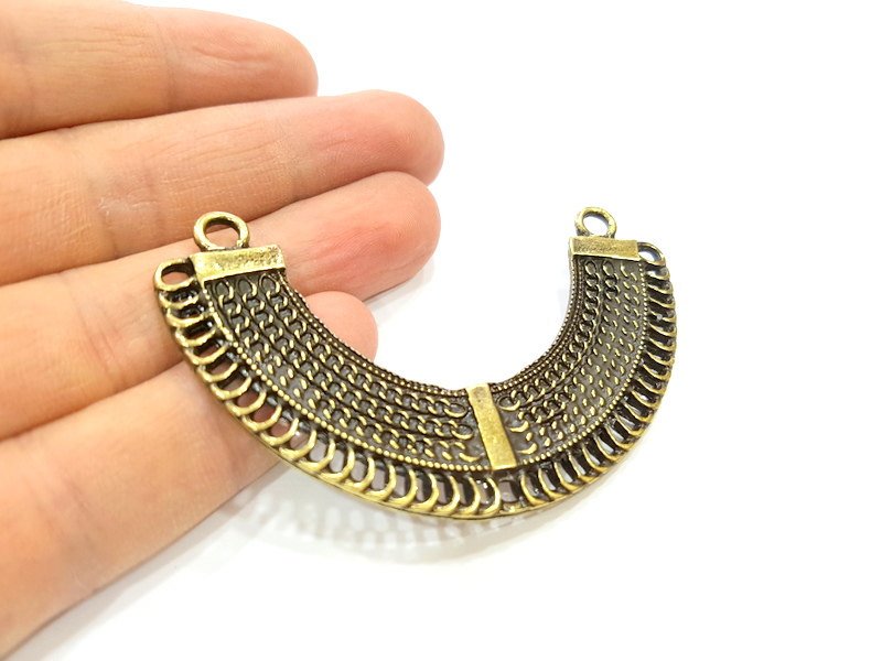 Antique Bronze Pendant Antique Bronze Connector (75x16mm) G7150