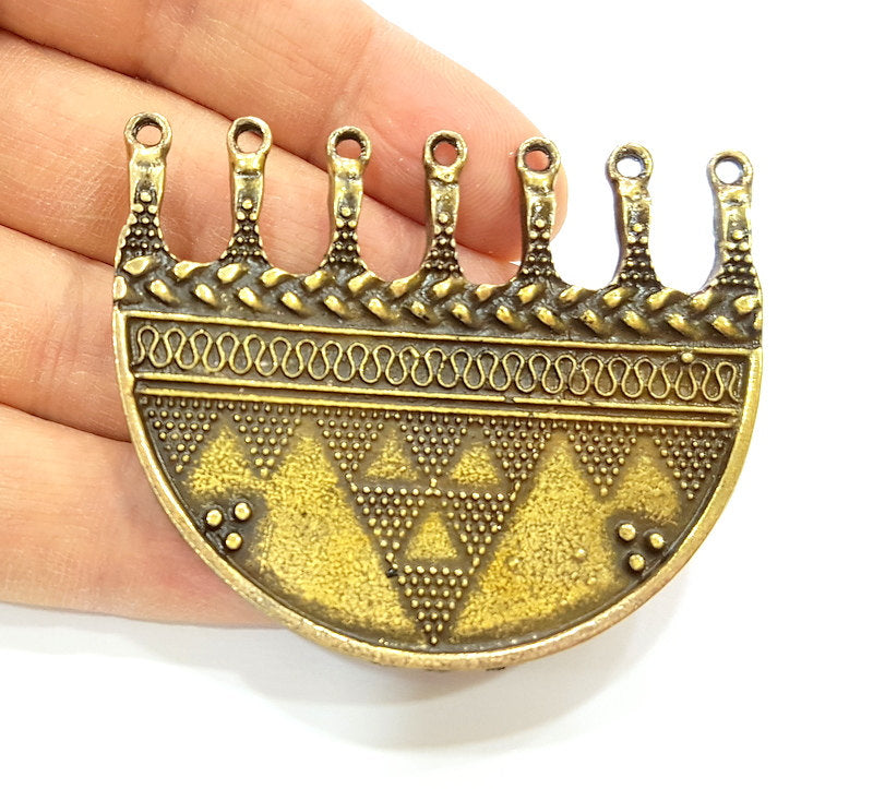 Antique Bronze Pendant Antique Bronze Connector (65x53mm) G14926