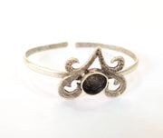 Bracelet Blanks Bangle Blanks Cuff Blanks Adjustable Bracelet Blank Antique Silver Plated Brass ( 10mm Blanks ) G7707