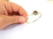 Bracelet Blanks Bangle Blanks Cuff Blanks Adjustable Bracelet Blank Antique Silver Plated Brass ( 10mm Blanks ) G7712