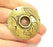 Antique Bronze Pendant Antique Bronze Medallion Pendant (43mm) G7190