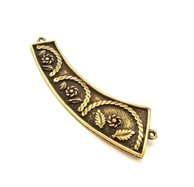 Antique Bronze Pendant Connector (68x22mm) G7197