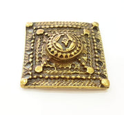 Antique Bronze Pendant Connector (37mm) G8411