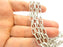 Silver Chain Antique Silver Plated Chain  1 Meter - 3.3 Feet (11x7 mm) G9560