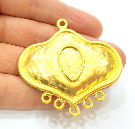 Gold Pendant Blank Gold Plated Pendant (58x58mm)  G7211