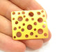 Gold Pendant Gold Plated Connector Pendant (37x31mm)  G7214