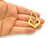 Gold Pendant Gold Plated Connector Pendant (54x33mm)  G7227