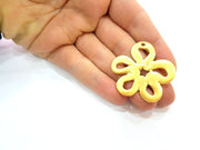 Gold Pendant Gold Plated Connector Pendant (44mm)  G7234