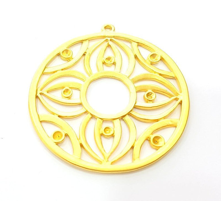 Gold Pendant Gold Plated Pendant (57mm)  G7242