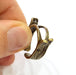 Antique Bronze Ring Blank Base Bezel Settings Cabochon Base Mountings Adjustable  Antique Bronze Plated Brass G7259