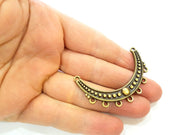 Antique Bronze Pendant Connector (55x33mm) G7279