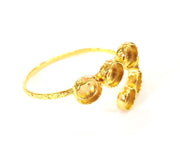 Gold Bangle Blanks Bracelet Blanks Cuff Blanks Adjustable Bracelet Blank Gold Plated Brass (12mm Blanks ) G7792