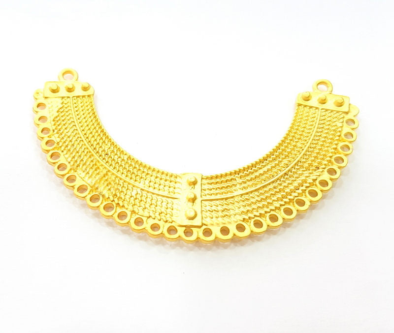 Gold Pendant Collar Pendant Gold Plated Pendant (84x18mm)  G7317