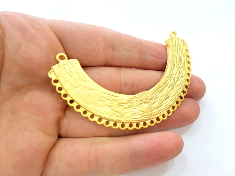 Gold Pendant Collar Pendant Gold Plated Pendant (84x18mm)  G7317