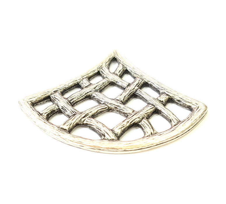 Silver Pendant Antique Silver Plated Pendants (46x40mm)  G8295